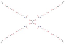 eMolecules​&nbsp;Broadpharm / Tetra(3-methoxy-N-(PEG5-prop-2-ynyl)propanamide) Methane / 25mg / 713699683 / BP-28043 / 98.000 /  / [null] / 1453.719 / C69H120N4O28