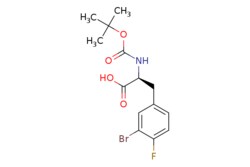 eMolecules​&nbsp;ChemScene / (S)-3-(3-Bromo-4-fluorophenyl)-2-((tert-butoxycarbonyl)amino)propanoic acid / 100mg / 712840934 / CS-0438148 / 0.000 / 1329606-04-3 / [null] / 362.195 / C14H17BrFNO4
