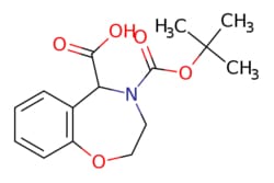 eMolecules​&nbsp;ChemScene / 4-(tert-Butoxycarbonyl)-2345-tetrahydrobenzo[f][14]oxazepine-5-carboxylic acid / 100mg / 711934415 / CS-0311501 / 0.000 / 2137442-90-9 / [null] / 293.319 / C15H19NO5