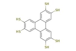 eMolecules​&nbsp;ChemScene / Triphenylene-23671011-hexathiol / 100mg / 632338653 / CS-0182991 / 0.000 / 100077-38-1 / [null] / 420.650 / C18H12S6