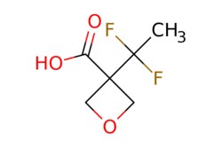 eMolecules​&nbsp;AstaTech / 3-(11-DIFLUOROETHYL)OXETANE-3-CARBOXYLIC ACID / 0.1g / 624127464 / P17242 / 95.000 / 1780909-55-8 / MFCD30802762 / 166.124 / C6H8F2O3