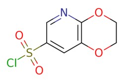 eMolecules​&nbsp;AstaTech / 23-DIHYDRO[14]DIOXINO[23-B]PYRIDINE-7-SULFONYL CHLORIDE / 0.1g / 600864181 / E72242 / 95.000 / 1823887-47-3 / MFCD26516572 / 235.640 / C7H6ClNO4S