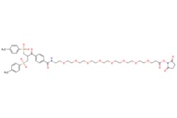 eMolecules​&nbsp;Broadpharm / Bis-sulfone-PEG8-NHS Ester / 25mg / 573896527 / BP-23417 / 95.000 / 2363757-66-6 / MFCD30527389 / 1021.160 / C48H64N2O18S2