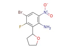 eMolecules​ ChemScene / 4-Bromo-3-fluoro-6-nitro-2-(tetrahydrofuran-2-yl)aniline
