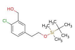 eMolecules​&nbsp;ChemScene / (5-(2-((tert-Butyldimethylsilyl)oxy)ethyl)-2-chlorophenyl)methanol / 100mg / 572191603 / CS-0103007 / 0.000 / 1911653-46-7 / [null] / 300.900 / C15H25ClO2Si