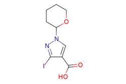 eMolecules​&nbsp;ChemScene / 3-Iodo-1-(tetrahydro-2H-pyran-2-yl)-1H-pyrazole-4-carboxylic acid / 100mg / 572167050 / CS-0017742 / 0.000 / 1627924-17-7 / MFCD29918654 / 322.102 / C9H11IN2O3