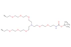 eMolecules​&nbsp;Broadpharm / N-(Boc-PEG2)-N-bis(PEG3-azide) / 50mg / 528284343 / BP-24507 / 98.000 /  / [null] / 650.775 / C27H54N8O10