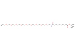 eMolecules​&nbsp;Broadpharm / 9-(Azide-PEG9-ethylcarbamoyl)nonanoic t-butyl ester / 50mg / 490840938 / BP-24396 /  /  / [null] / 722.918 / C34H66N4O12