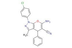 eMolecules​ AstaTech / PYRANO[23-C]PYRAZOLE-5-CARBONITRILE6-AMINO-1-(4-CHLOROPHENYL)-14-DIHYDRO-3-METHYL-4-PHENYL-