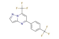 eMolecules​&nbsp;AstaTech / 7-(TRIFLUOROMETHYL)-5-(4-(TRIFLUOROMETHYL)PHENYL)PYRAZOLO[15-A]PYRIMIDINE / 0.25g / 436052077 / 98401 / 95.000 / 911112-16-8 / [null] / 331.221 / C14H7F6N3