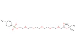 eMolecules​&nbsp;Broadpharm / Tos-PEG6-CH2CO2tBu / 250mg / 349512650 / BP-23673 / 98.000 / 1949793-62-7 / MFCD30828689 / 506.610 / C23H38O10S