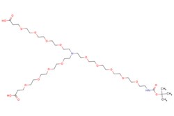 eMolecules​&nbsp;Broadpharm / N-(Boc-PEG5)-N-bis(PEG4-acid) / 100mg / 340376978 / BP-23481 / 95.000 / 2093152-87-3 / MFCD30723283 / 877.032 / C39H76N2O19