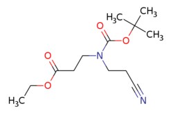 eMolecules​ AstaTech / ETHYL 3-(TERT-BUTOXYCARBONYL(2-CYANOETHYL)AMINO)PROPANOATE