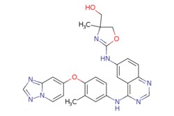 eMolecules​ AstaTech / (2-(4-(4-([124]TRIAZOLO[15-A]PYRIDIN-7-YLOXY)-3-METHYLPHENYLAMINO)QUINAZOLIN-6-YLAMINO)-4-METHYL-45-DIHYDROOXAZOL-4-YL)METHANOL