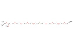 eMolecules​&nbsp;Broadpharm / Propargyl-PEG4-S-PEG4-t-butyl ester / 250mg / 306709058 / BP-23189 / 98.000 / 2055041-18-2 / MFCD29918244 / 552.720 / C26H48O10S