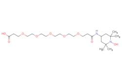 eMolecules​&nbsp;Broadpharm / Acid-PEG5-TEMPO / 100mg / 303671211 / BP-23157 / 95.000 / 2055040-79-2 / MFCD29764329 / 491.602 / C23H43N2O9