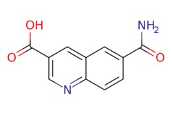 eMolecules​&nbsp;AstaTech / 6-CARBAMOYLQUINOLINE-3-CARBOXYLIC ACID / 0.1g / 296383146 / K10023 / 95.000 / 1403746-66-6 / MFCD28339652 / 216.196 / C11H8N2O3