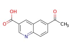 eMolecules​&nbsp;AstaTech / 6-ACETYLQUINOLINE-3-CARBOXYLIC ACID / 0.1g / 296383129 / K10016 / 95.000 / 1956328-29-2 / MFCD28975169 / 215.208 / C12H9NO3