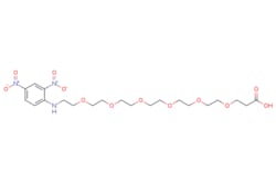 eMolecules​&nbsp;Broadpharm / DNP-PEG6-acid / 250mg / 210965688 / BP-20562 / 98.000 /  / MFCD20926370 / 519.504 / C21H33N3O12