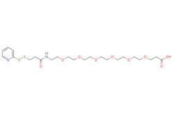 eMolecules​&nbsp;Broadpharm / SPDP-PEG6-acid / 100mg / 210965621 / BP-21672 / 96.000 / 1818294-33-5 / MFCD24539468 / 550.680 / C23H38N2O9S2