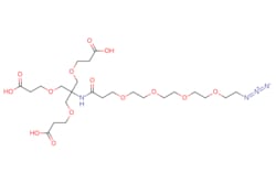 eMolecules​&nbsp;Broadpharm / Azido-PEG4-Amido-tri-(carboxyethoxymethyl)-methane / 100mg / 208572661 / BP-20919 / 96.000 / 1398044-51-3 / MFCD22574790 / 610.614 / C24H42N4O14