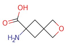 eMolecules​&nbsp;AstaTech / 6-AMINO-2-OXASPIRO[3.3]HEPTANE-6-CARBOXYLIC ACID / 0.1g / 798867481 / F81231 / 95.000 / 1510179-95-9 / [null] / 157.169 / C7H11NO3