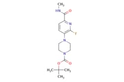 eMolecules​ Synthonix / 1-Piperazinecarboxylic acid 4-[2-fluoro-6-[(methylamino)carbonyl]-3-pyridinyl]-