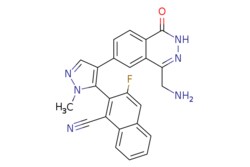 eMolecules​ Synthonix / 2-(4-(4-(aminomethyl)-1-oxo-12-dihydrophthalazin-6-yl)-1-methyl-1H-pyrazol-5-yl)-3-fluoro-1-naphthonitrile