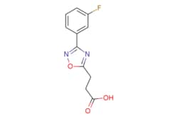 eMolecules​&nbsp;Synthonix / 3-(3-(3-fluorophenyl)-124-oxadiazol-5-yl)propanoic acid / 10mg / 794076062 / AC80861 /  / 937664-99-8 / MFCD09034196 / 236.202 / C11H9FN2O3