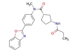 eMolecules​ 1338468-86-2 | (1S,3R)-N-[4-(1,3-benzoxazol-2-yl)phenyl]-N-methyl-3-propanamidocyclopentane-1-carboxamide
