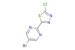 eMolecules​&nbsp;Synthonix / 5-bromo-2-(5-chloro-134-thiadiazol-2-yl)pyrimidine / 250mg / 794075893 / AC80806 /  / 2289795-00-0 / [null] / 277.520 / C6H2BrClN4S