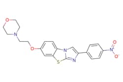 eMolecules​&nbsp;Synthonix / 4-(2-((2-(4-nitrophenyl)benzo[d]imidazo[21-b]thiazol-7-yl)oxy)ethyl)morpholine / 500mg / 794075872 / AC80799 /  / 950769-60-5 / [null] / 424.480 / C21H20N4O4S