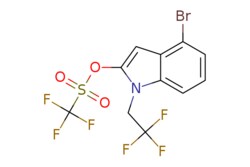 eMolecules​ Synthonix / 4-bromo-1-(222-trifluoroethyl)-1H-indol-2-yl trifluoromethanesulfonate