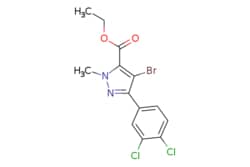 eMolecules​ Synthonix / ethyl 4-bromo-5-(34-dichlorophenyl)-2-methylpyrazole-3-carboxylate