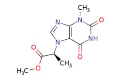 eMolecules​&nbsp;Synthonix / methyl (S)-2-(3-methyl-26-dioxo-1236-tetrahydro-7H-purin-7-yl)propanoate / 100mg / 794075721 / AC80748 /  / 1889219-90-2 / [null] / 252.230 / C10H12N4O4