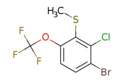 eMolecules​ Synthonix / 1-bromo-2-chloro-3-(methylsulfanyl)-4-(trifluoromethoxy)benzene