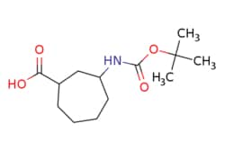 eMolecules​&nbsp;JW PharmLab LLC / 3-tert-Butoxycarbonylamino-cycloheptanecarboxylic acid / 500mg / 794066949 / 10R1096 / 95.000 / 2938997-47-6 / [null] / 257.330 / C13H23NO4