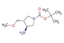 eMolecules​&nbsp;Synthonix / tert-butyl (3S4R)-3-amino-4-(methoxymethyl)pyrrolidine-1-carboxylate / 500mg / 786490469 / AC79874 /  / 2558179-05-6 / [null] / 230.308 / C11H22N2O3