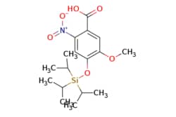 eMolecules​&nbsp;Synthonix / 5-methoxy-2-nitro-4-[(triisopropylsilyl)oxy]benzoic acid / 100mg / 786490413 / AC79863 /  / 1430738-03-6 / [null] / 369.489 / C17H27NO6Si