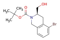 eMolecules​&nbsp;Synthonix / tert-butyl (3R)-5-bromo-3-(hydroxymethyl)-34-dihydro-1H-isoquinoline-2-carboxylate / 100mg / 786490406 / AC79861 /  / 1638668-17-3 / [null] / 342.233 / C15H20BrNO3