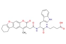 eMolecules​&nbsp;Synthonix / (R)-4-(3-(1H-Indol-3-yl)-2-(2-(4-methyl-2-oxo-6789-tetrahydro-2H-benzofuro[32-g]chromen-3-yl)acetamido)propanamido)butanoic acid / 50mg / 784553701 / AC78760 /  / 956965-37-0 / [null] / 583.641 / C33H33N3O7