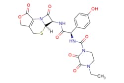 eMolecules​ Synthonix / N-((R)-2-(((5aR6R)-17-dioxo-145a6-tetrahydro-3H7H-azeto[21-b]furo[34-d][13]thiazin-6-yl)amino)-1-(4-hydroxyphenyl)-2-oxoethyl)-4-ethyl-23-dioxopiperazine-1-carboxamide
