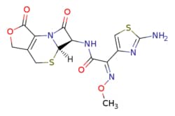 eMolecules​&nbsp;66340-33-8 | (Z)-2-(2-Aminothiazol-4-yl)-N-((5aR,6R)-1,7-dioxo-1,3,4,5a,6,7-hexahydroazeto[2,1-b]furo[3,4-d][1,3]thiazin-6-yl)-2-(methoxyimino)acetamide | Synthonix | MFCD24386610 | 395.410 | C14H13N5O5S2 | 95.000 | CO\N=C(/C(=O)N[C@H]1[C@H]2SCC3=C(N2C1=O)C(=O)OC3)c1csc(N)n1 | 50mg ...