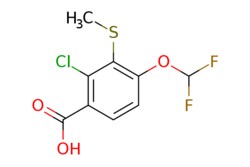 eMolecules​ Synthonix / 2-Chloro-4-(difluoromethoxy)-3-(methylthio)benzoic