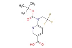 eMolecules​&nbsp;Synthonix / 6-[(tert-butoxy)carbonyl](222-trifluoroethyl)aminopyridine-3-carboxylic acid / 250mg / 784552967 / AC78279 /  / 2639411-93-9 / [null] / 320.268 / C13H15F3N2O4