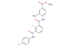 eMolecules​&nbsp;Synthonix / methyl 4-(2-fluoro-3-[(4-fluorophenyl)carbamoyl]benzeneamido)-3-methylbenzoate / 250mg / 784552948 / AC78267 /  / 2570948-52-4 / [null] / 424.404 / C23H18F2N2O4