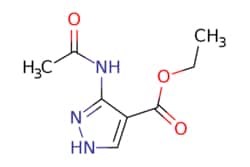 eMolecules​&nbsp;Synthonix / ethyl 3-acetamido-1H-pyrazole-4-carboxylate / 500mg / 784552370 / AC77894 /  / 15250-36-9 / MFCD01205348 / 197.194 / C8H11N3O3