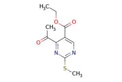 eMolecules​&nbsp;Synthonix / 5-Pyrimidinecarboxylic acid 4-acetyl-2-(methylthio)- ethyl ester / 250mg / 784552266 / AC77821 /  / 1419580-23-6 / [null] / 240.280 / C10H12N2O3S