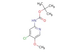 eMolecules​&nbsp;2226890-53-3 | (4-Chloro-5-methoxy-pyridin-2-yl)-carbamic acid tert-butyl ester | J&W PharmLab LLC258.700 | C11H15ClN2O3 | 96.000 | COc1cnc(NC(=O)OC(C)(C)C)cc1Cl | 500mg | 784540803