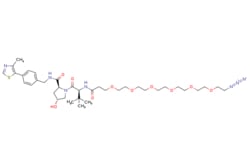 eMolecules​&nbsp;Broadpharm / (S R S)-AHPC-PEG6-Azide / 100mg / 784454788 / BP-29551 / 98.000 / 2767219-19-0 / [null] / 791.960 / C37H57N7O10S